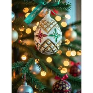 Vintage Waterford Holiday Heirlooms Christmas Ornament In The Original Box!